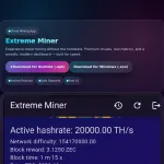 Extreme Miner - Powerfull Cloud Mining App