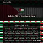  0x7c4m3l0t's Hacking Archive 