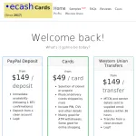 eCash Cards