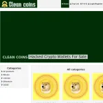Clean coins