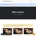Online wallet source