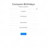 Compare Birthdays