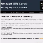 Amazon gift cards