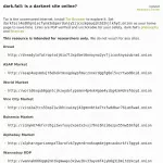 d﻿ark.fai﻿l: Which darknet sites are online? 