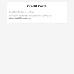 credit card