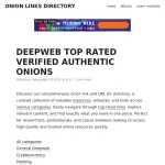 ONION LINKS WIKI AND DIRECTORY