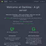 Darktea Git server