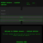 Hidden answers - limited edition
