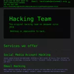 Hacking Team - On Deepweb Since 2014 - hackteamx@onionmail.org