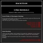 HackTeam - Reputable DarkNet Hacking Team